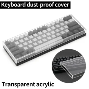 Acrylic Mechanical Keyboard Dust Cover Key Air Cover 40% 60% 65% 75% Keyboard for Waterproof Prevent Pet Treading