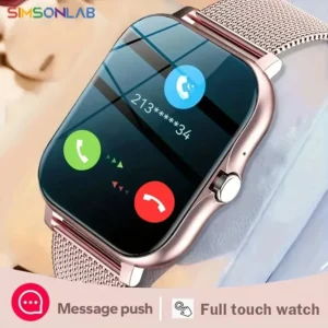 2026 Smartwatch Android Phone 1.44''Inch HD Screen Bluetooth Call Blood Oxygen/Pressure Monitoring Smart Watch Women Men Gift