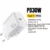 30W White EU Plug