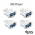 White 4pcs
